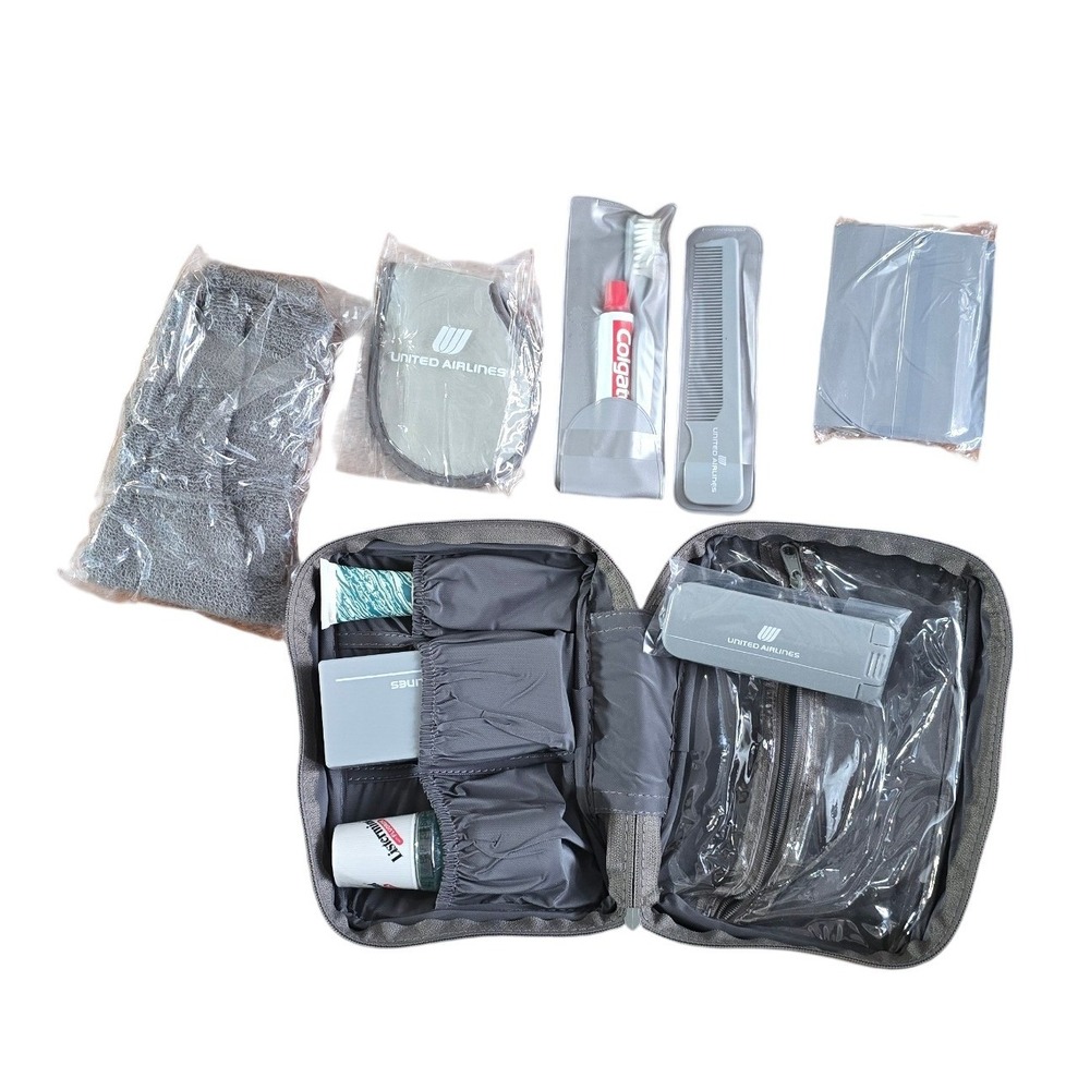 United Airlines First‎ Business Class Amenity Travel Kit mixed lot new package